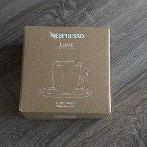 Nespresso Lume Lungo Mug and Saucer Set